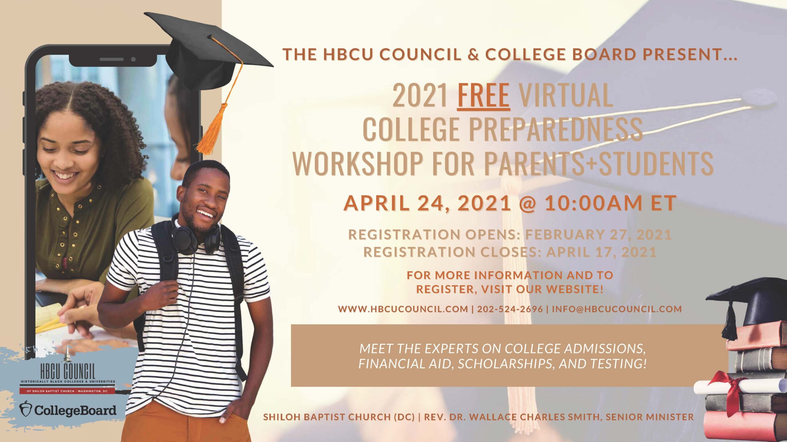 You are currently viewing 2021 Free Virtual College Preparedness Workshop